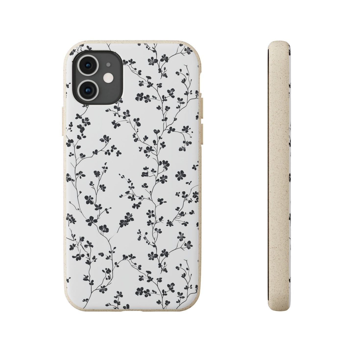Black Blossoms iPhone Case
