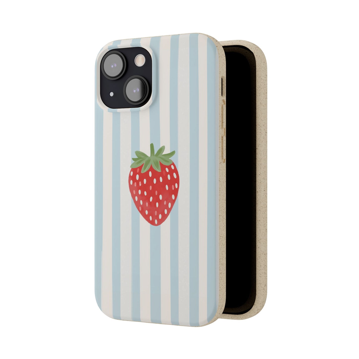 Strawberry Stripe iPhone Case