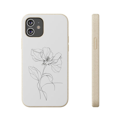 Minimalist Flower iPhone Case
