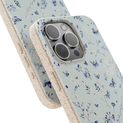 Blue Butterflies iPhone Case