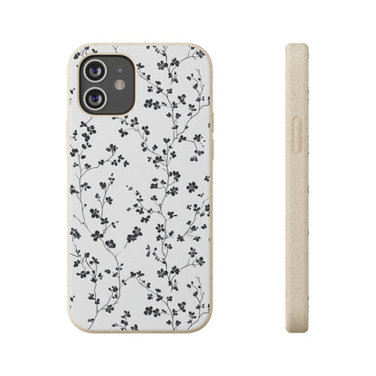 Black Blossoms iPhone Case