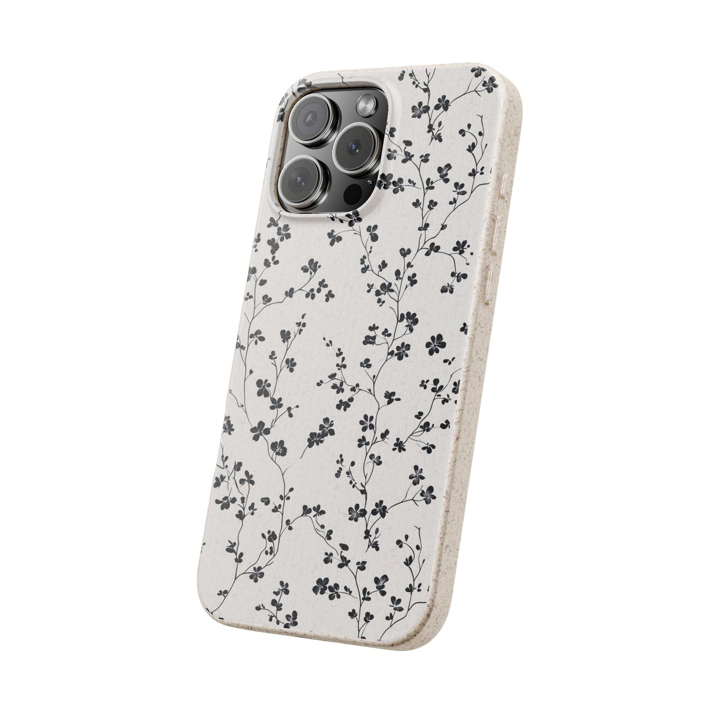 Black Blossoms iPhone Case