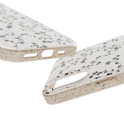 Black Blossoms iPhone Case