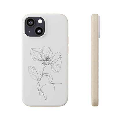 Minimalist Flower iPhone Case