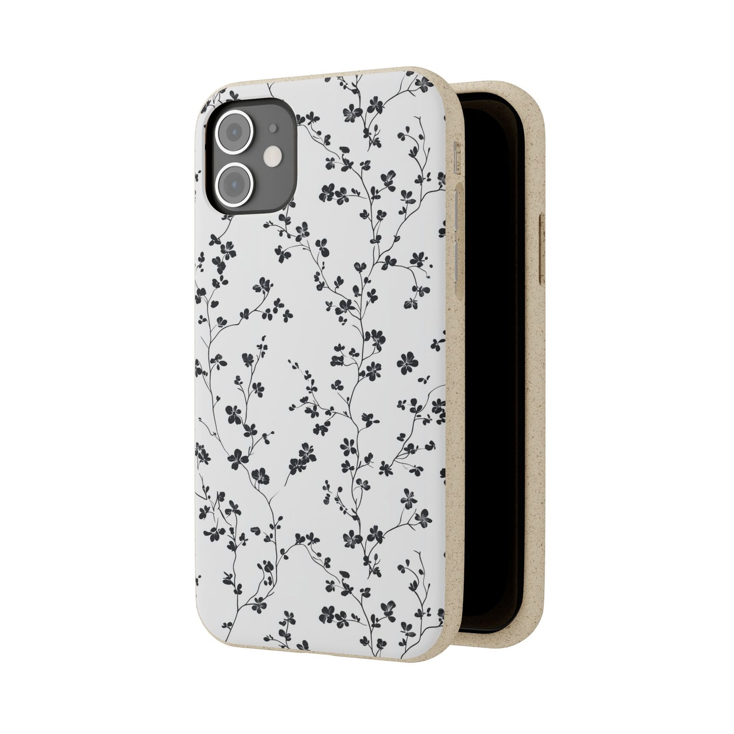 Black Blossoms iPhone Case