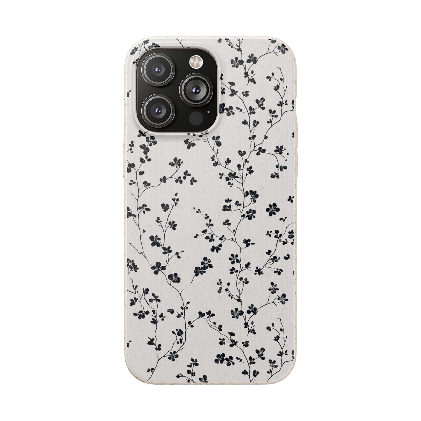 Black Blossoms iPhone Case