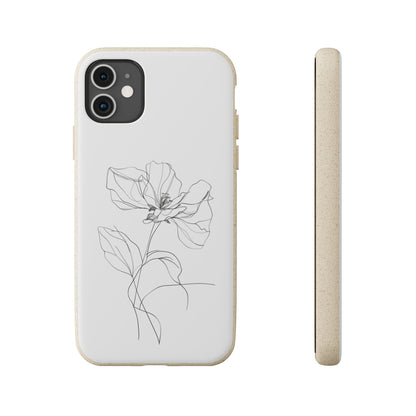 Minimalist Flower iPhone Case