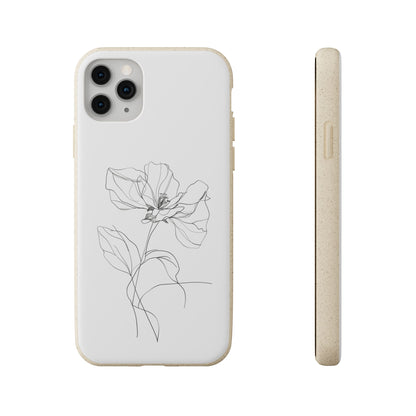 Minimalist Flower iPhone Case