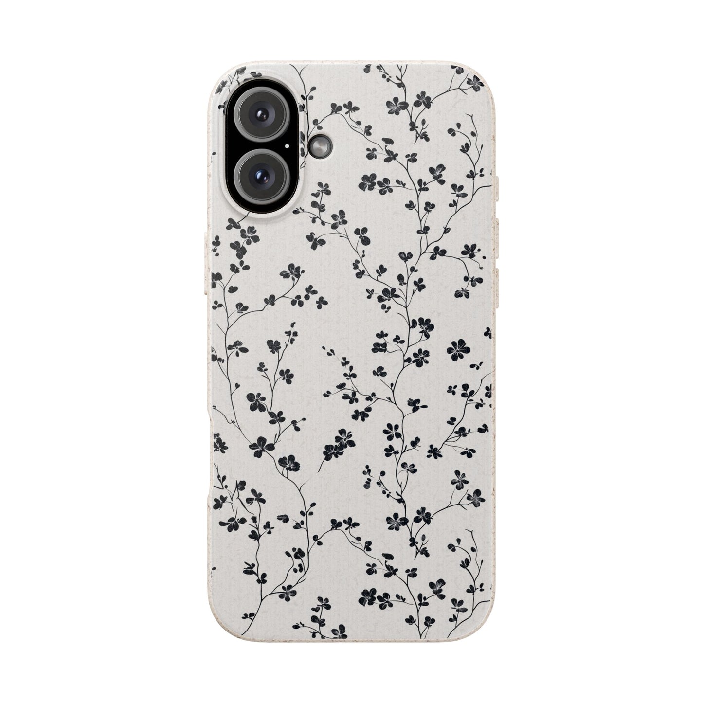 Black Blossoms iPhone Case