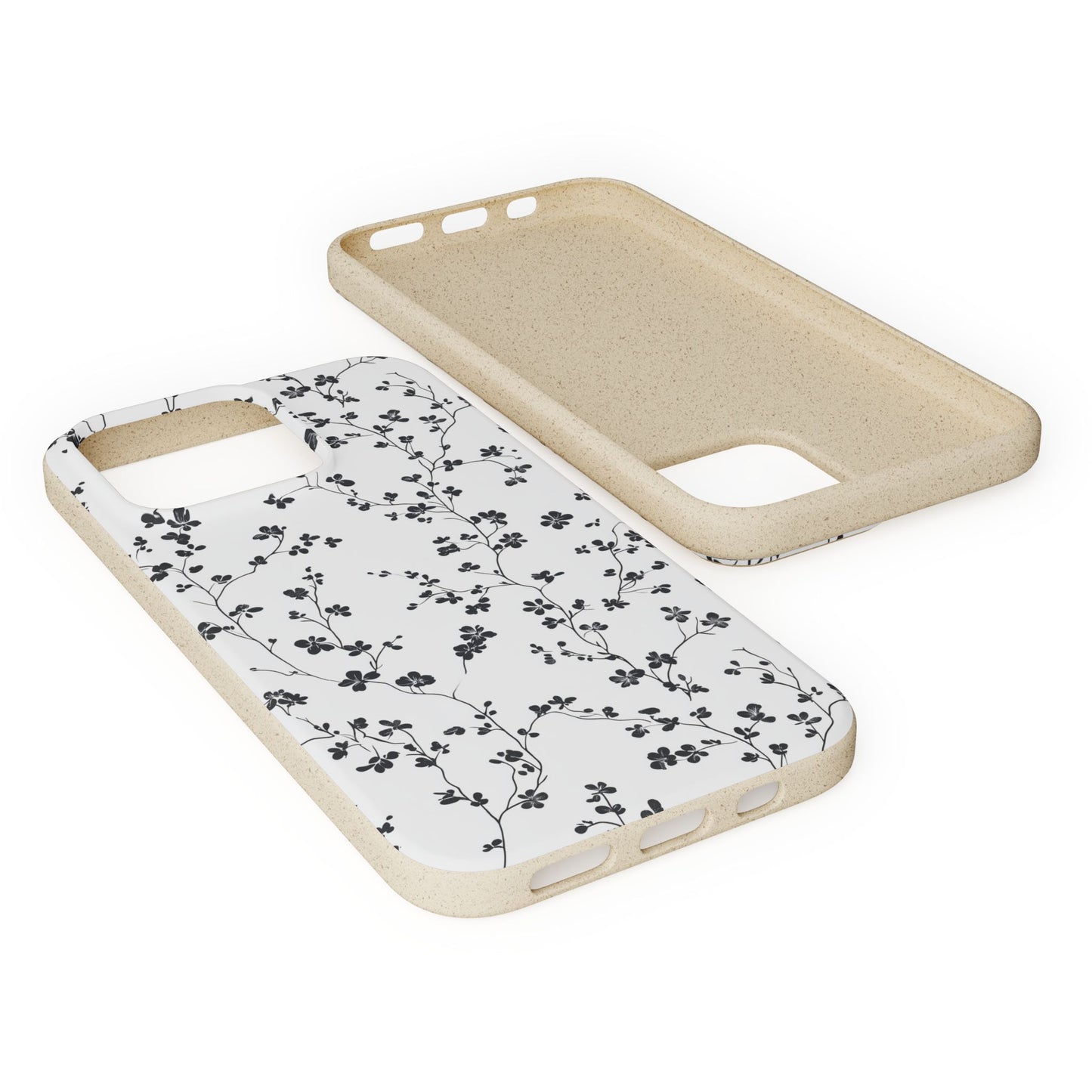 Black Blossoms iPhone Case