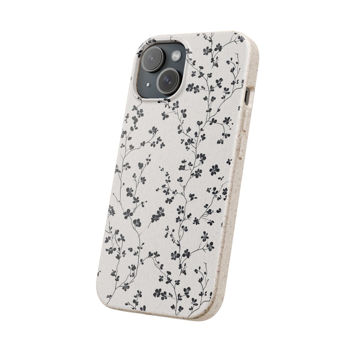 Black Blossoms iPhone Case