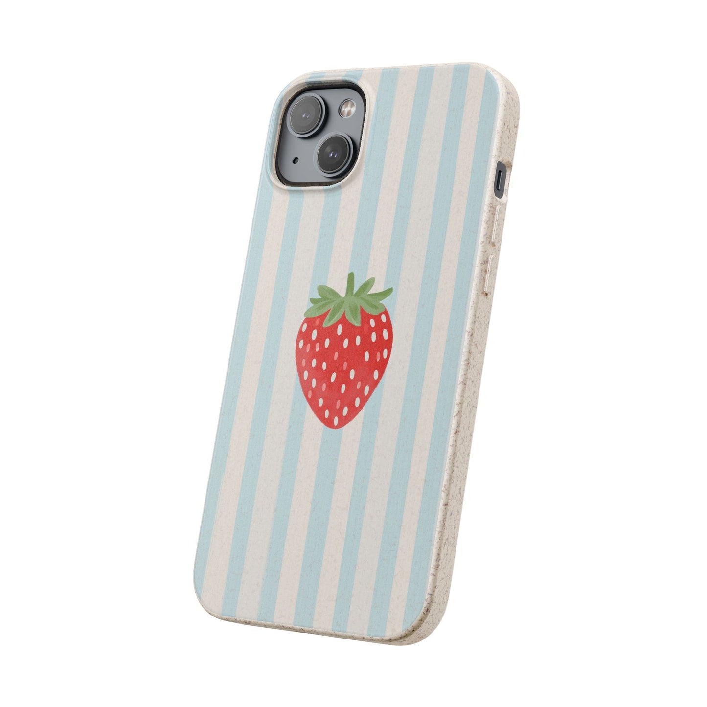 Strawberry Stripe iPhone Case