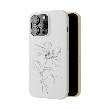 Minimalist Flower iPhone Case
