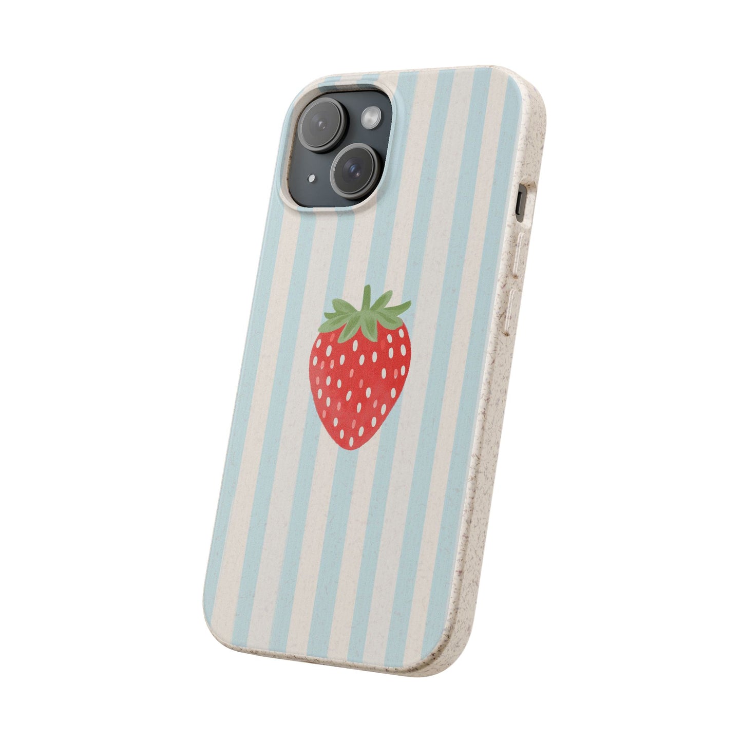 Strawberry Stripe iPhone Case