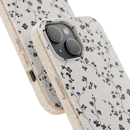 Black Blossoms iPhone Case