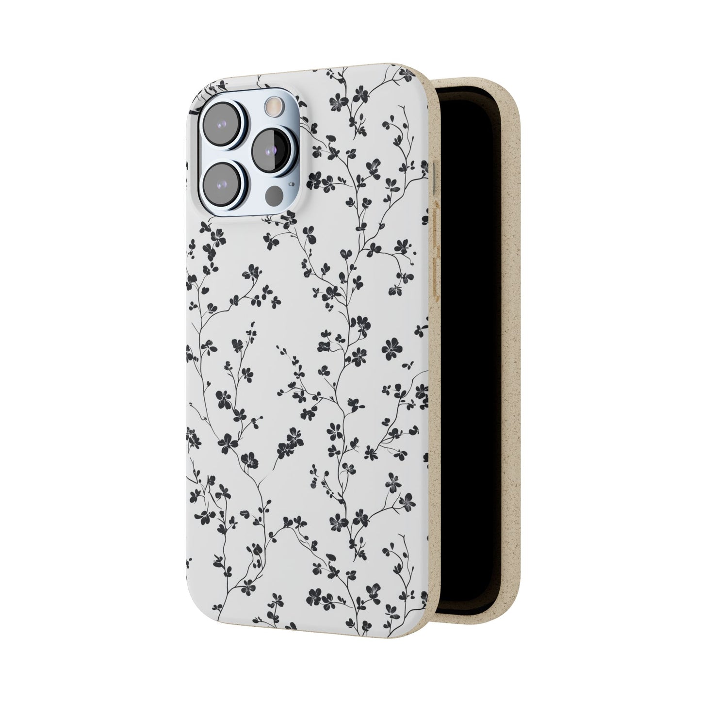 Black Blossoms iPhone Case
