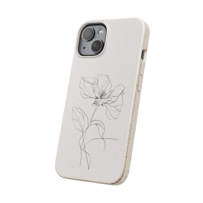 Minimalist Flower iPhone Case