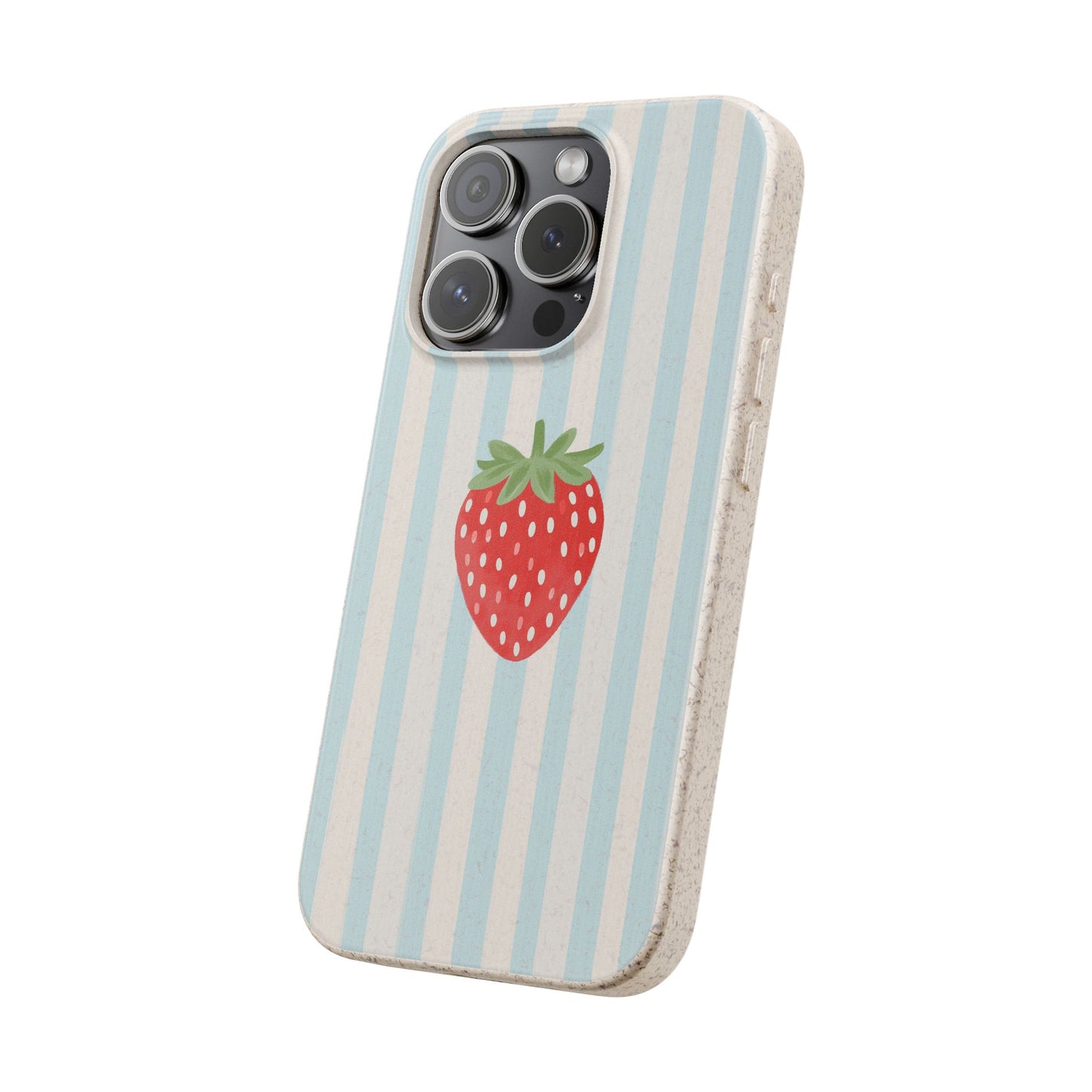 Strawberry Stripe iPhone Case