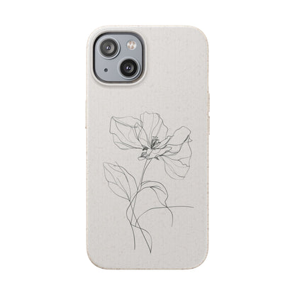 Minimalist Flower iPhone Case