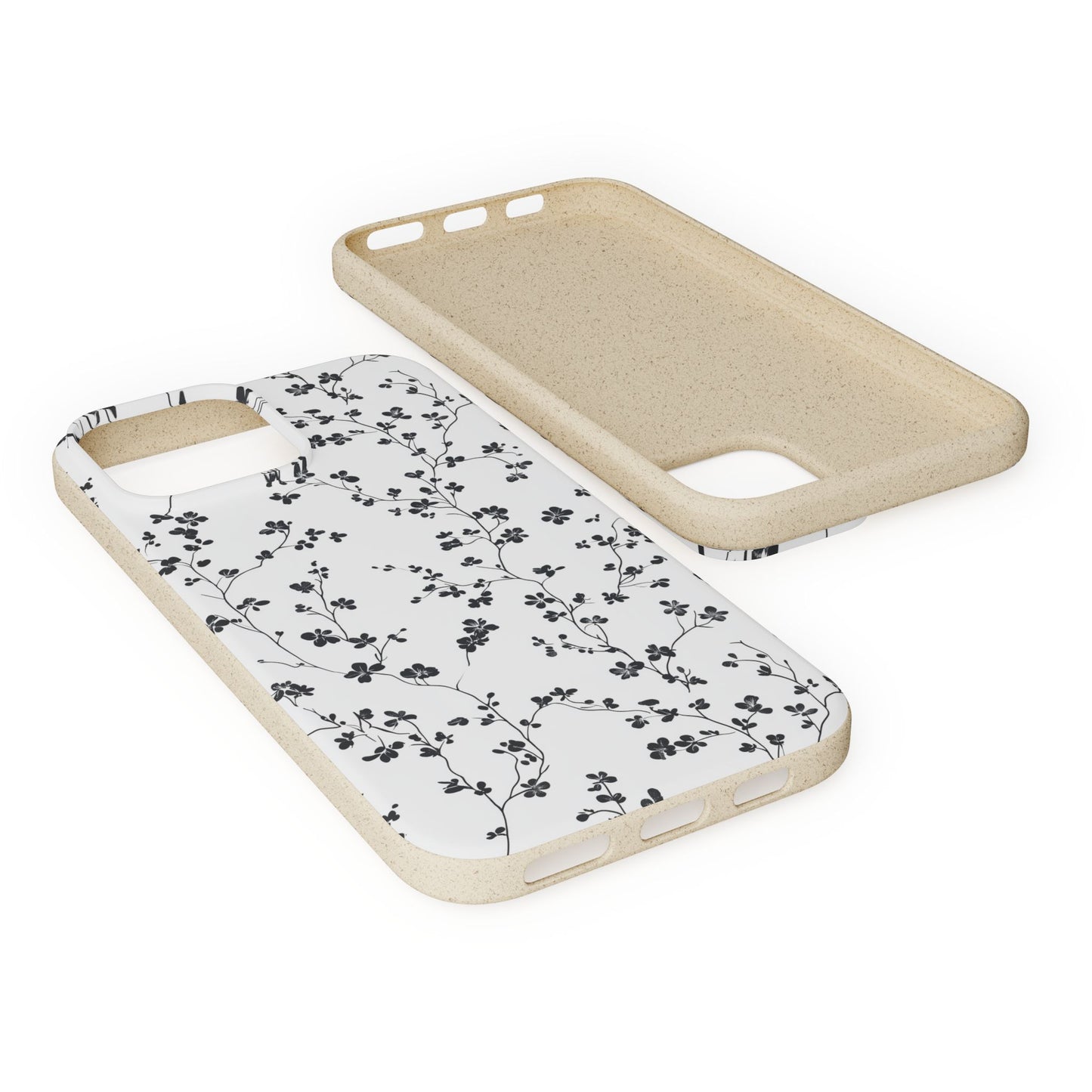 Black Blossoms iPhone Case