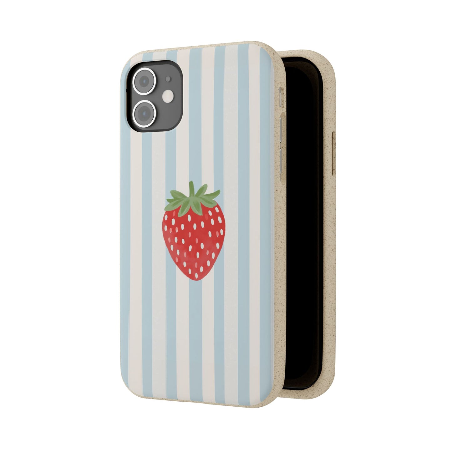 Strawberry Stripe iPhone Case