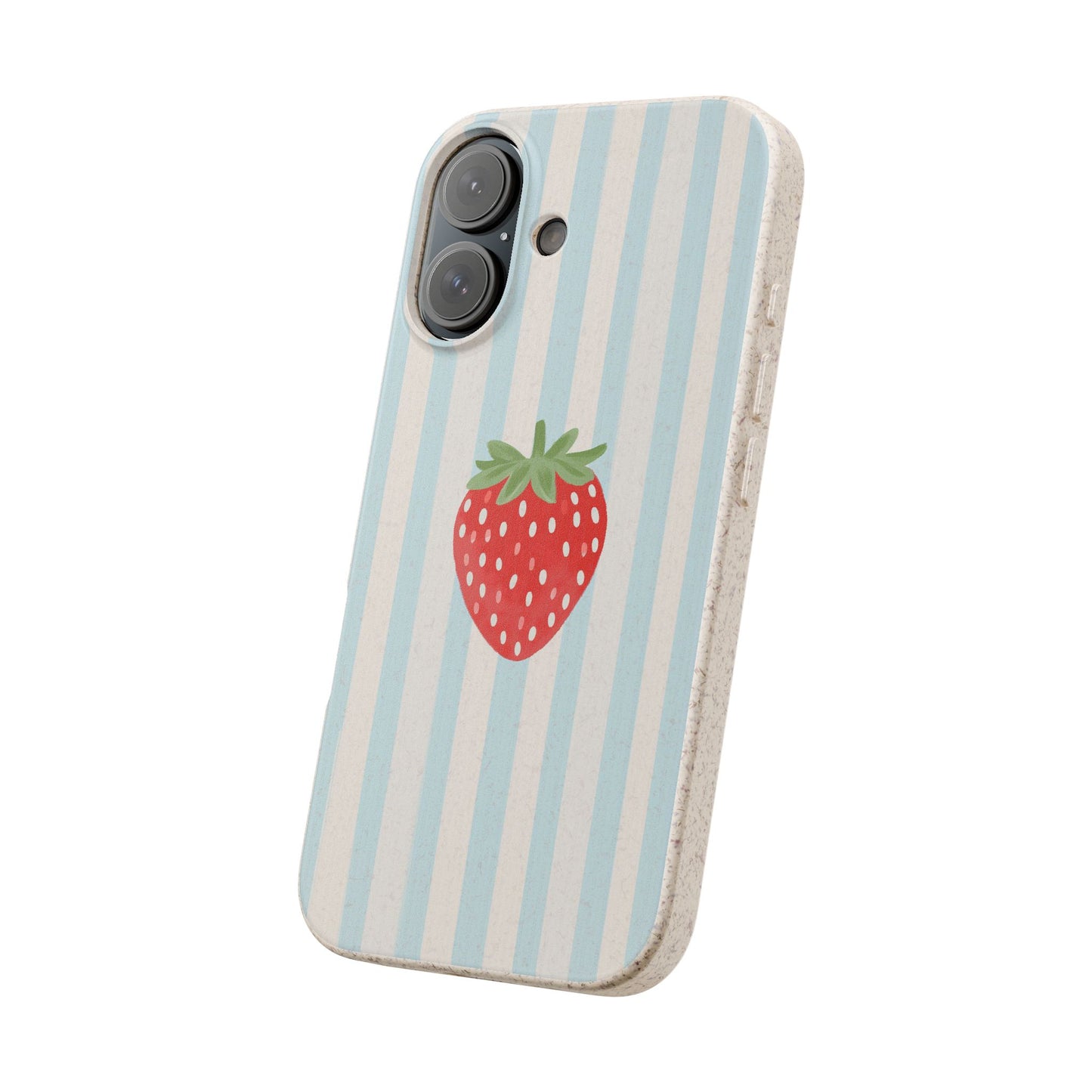Strawberry Stripe iPhone Case
