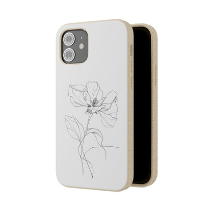 Minimalist Flower iPhone Case
