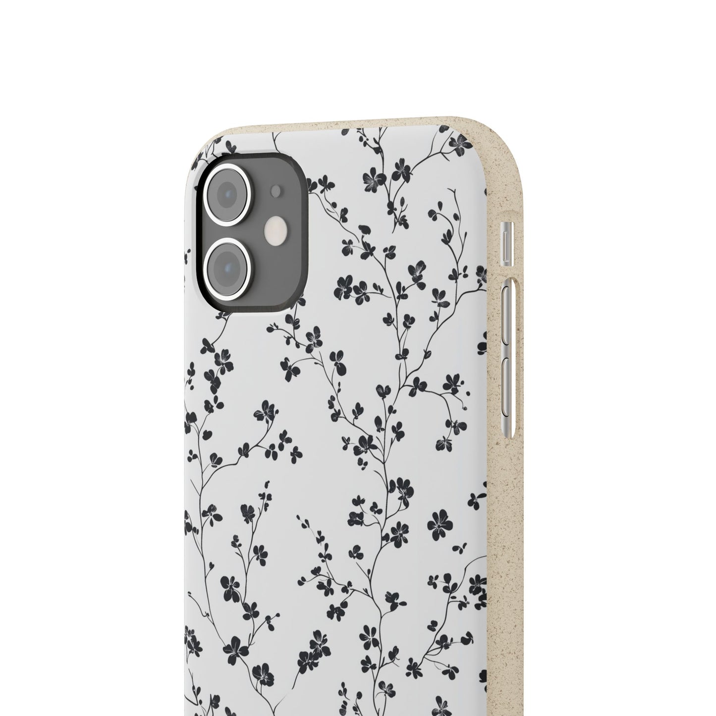 Black Blossoms iPhone Case