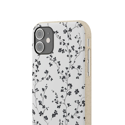 Black Blossoms iPhone Case