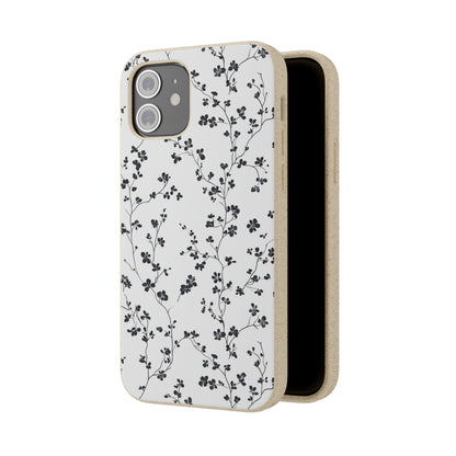 Black Blossoms iPhone Case