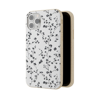 Black Blossoms iPhone Case