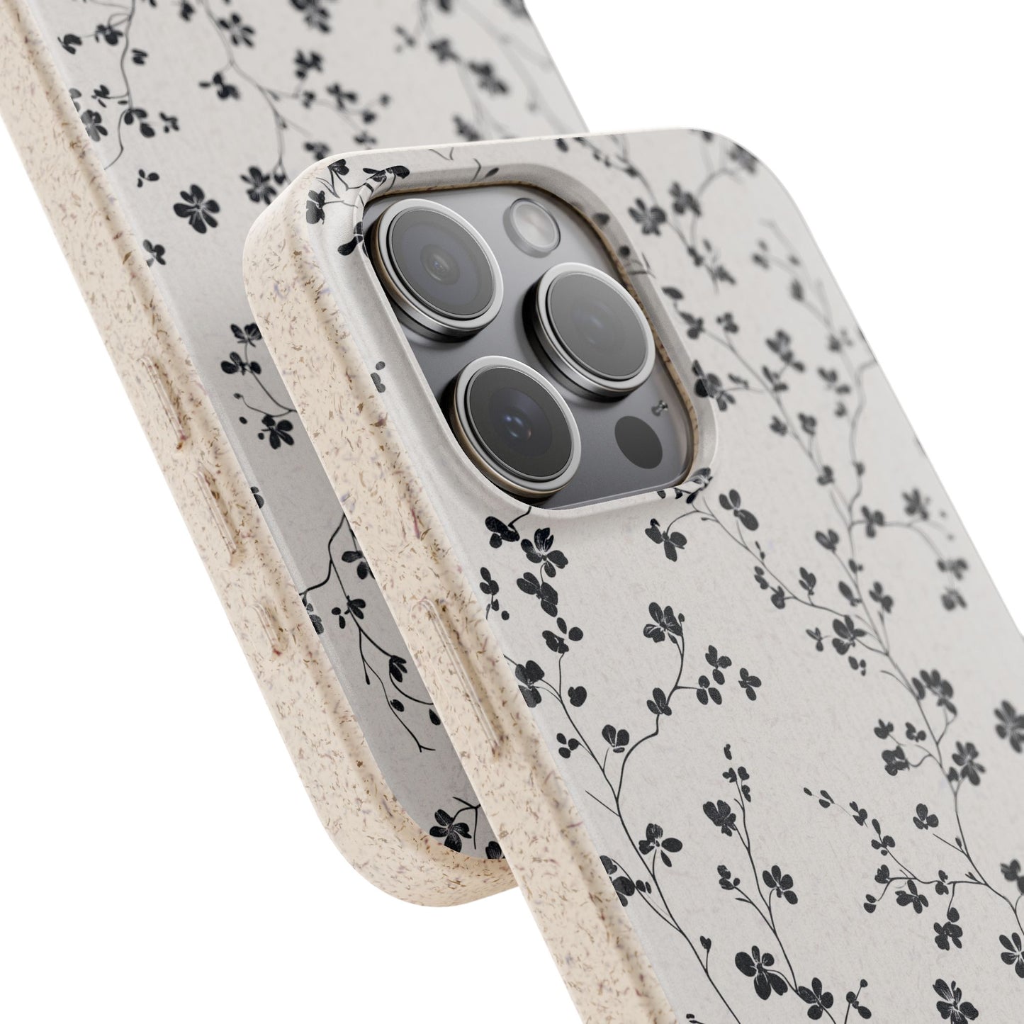 Black Blossoms iPhone Case