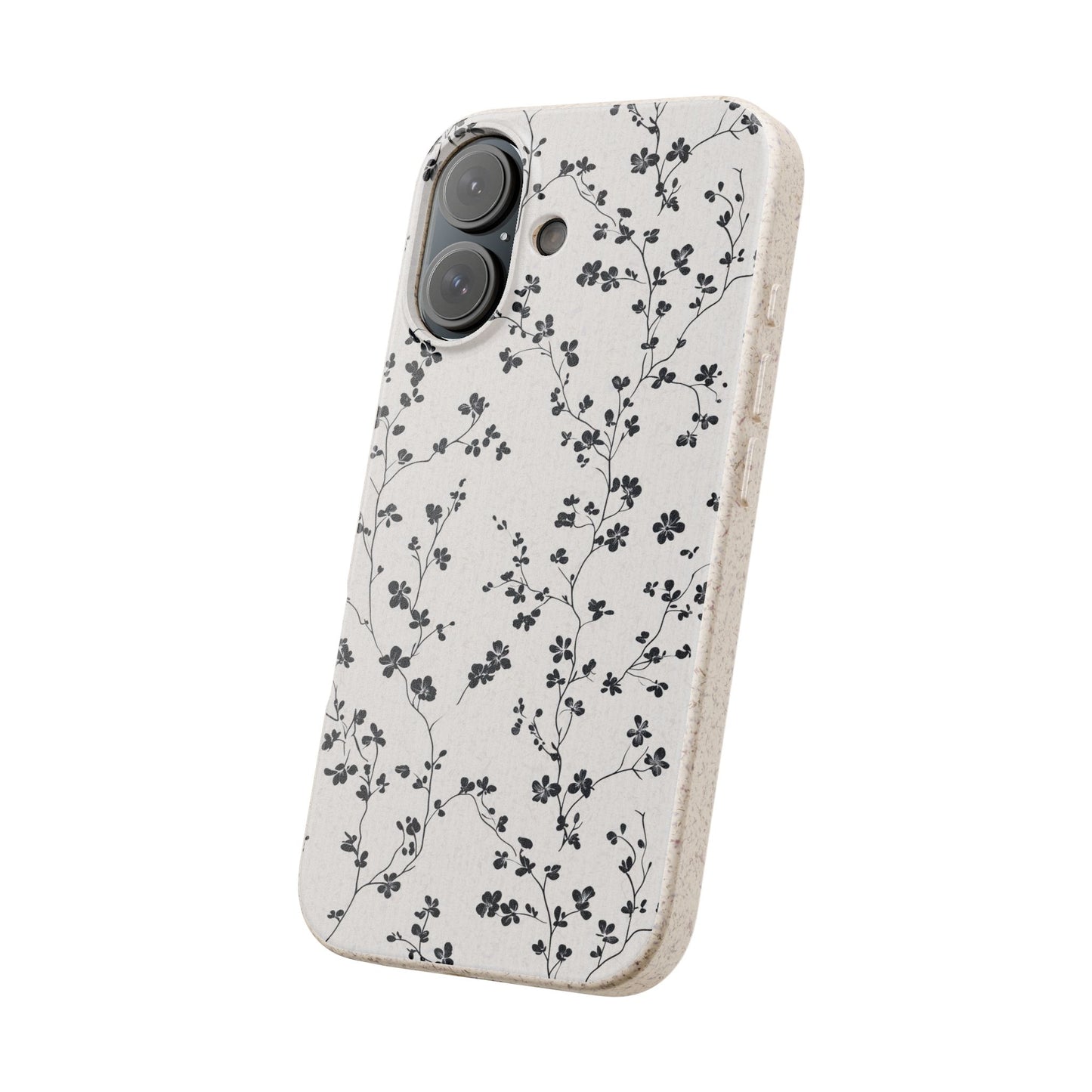 Black Blossoms iPhone Case