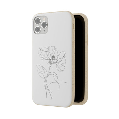 Minimalist Flower iPhone Case