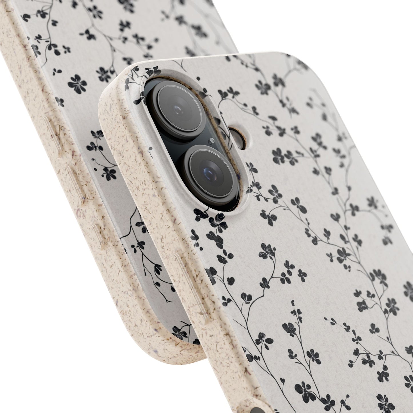 Black Blossoms iPhone Case
