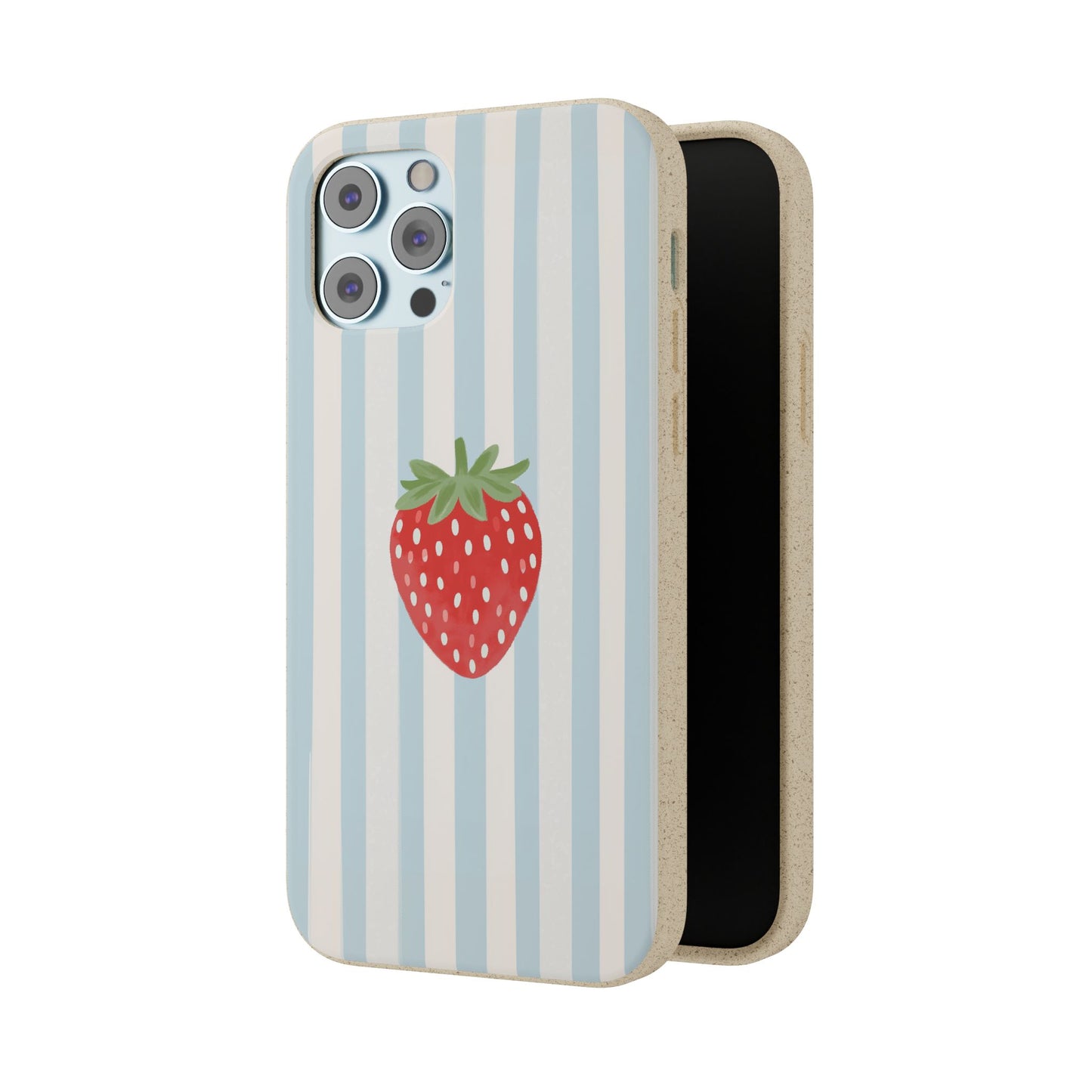 Strawberry Stripe iPhone Case