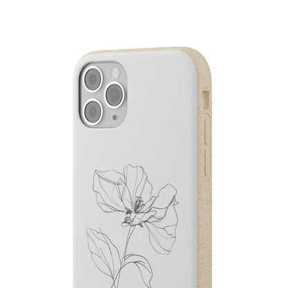 Minimalist Flower iPhone Case