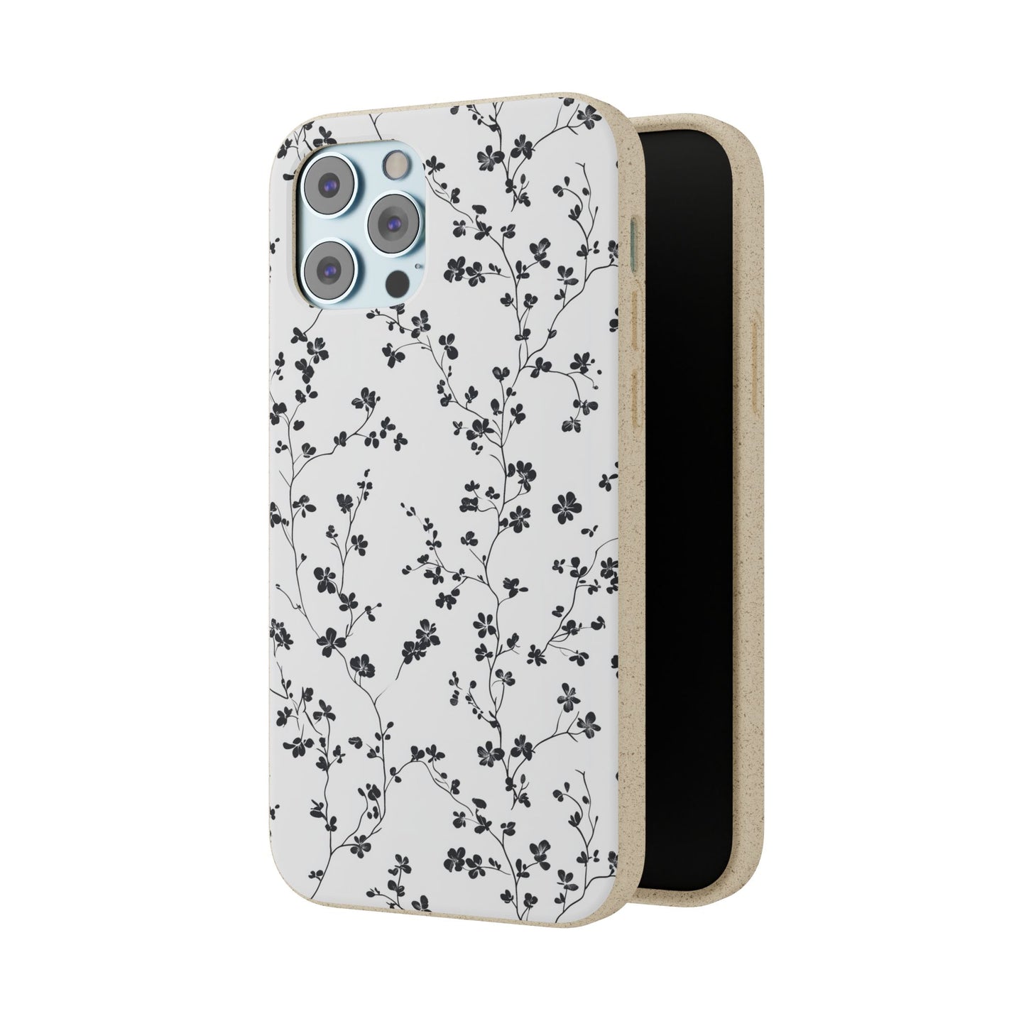 Black Blossoms iPhone Case