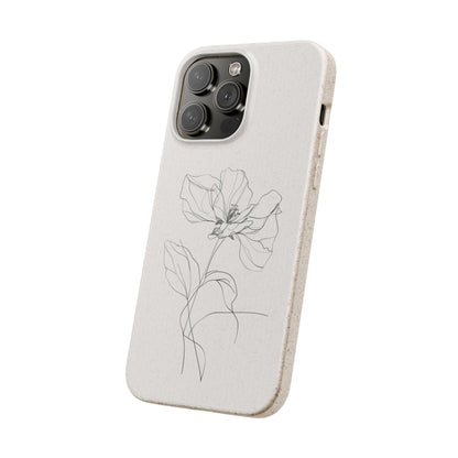 Minimalist Flower iPhone Case