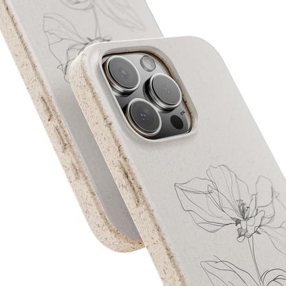 Minimalist Flower iPhone Case