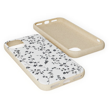 Black Blossoms iPhone Case