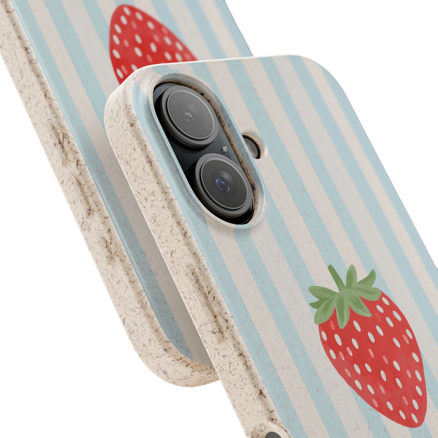 Strawberry Stripe iPhone Case