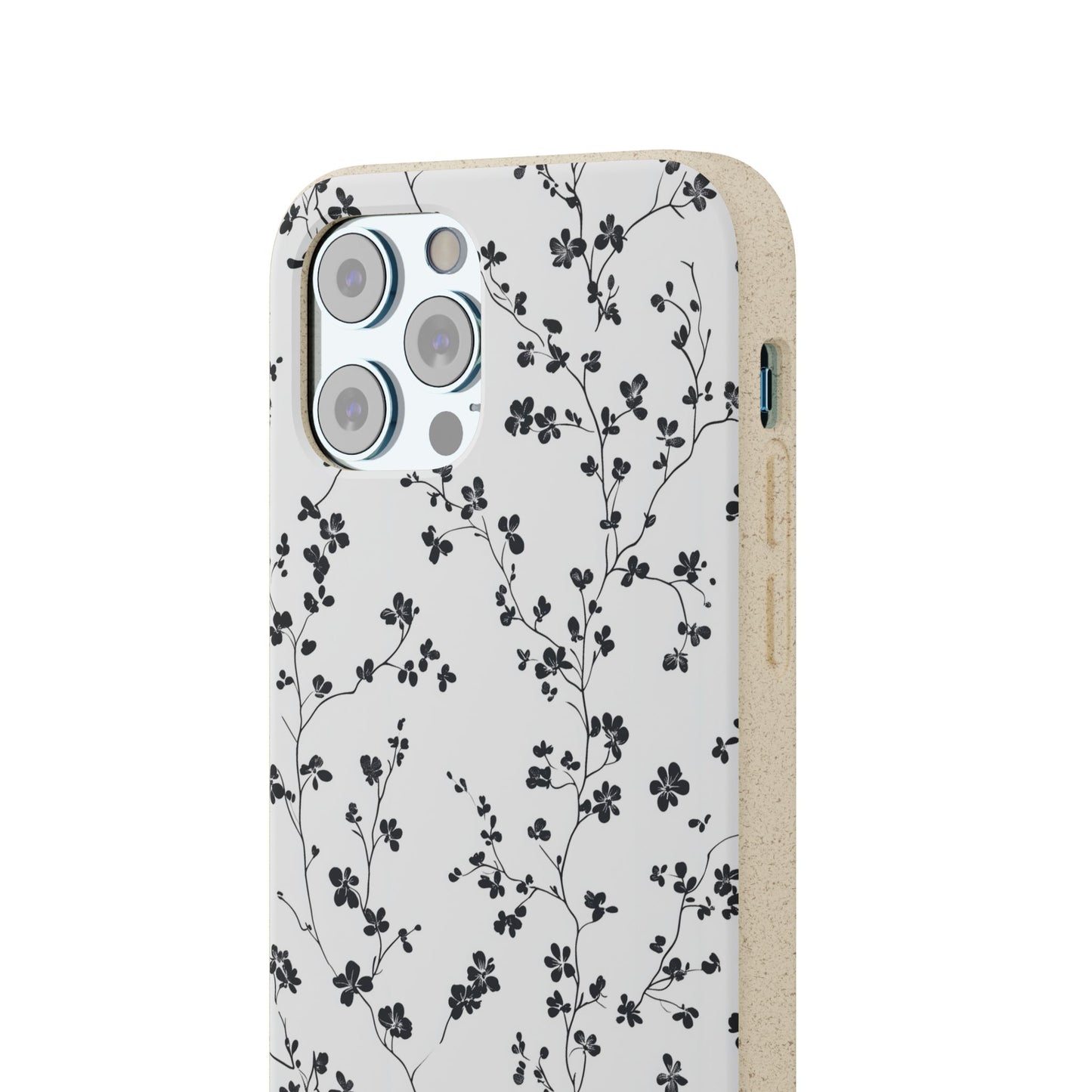 Black Blossoms iPhone Case