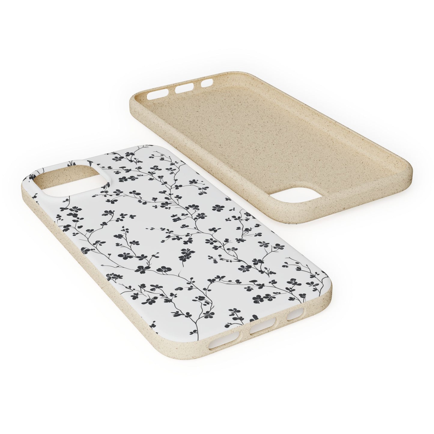 Black Blossoms iPhone Case
