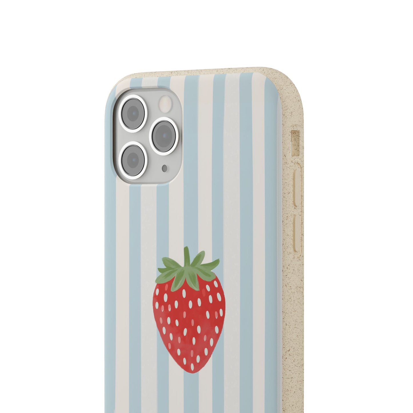 Strawberry Stripe iPhone Case