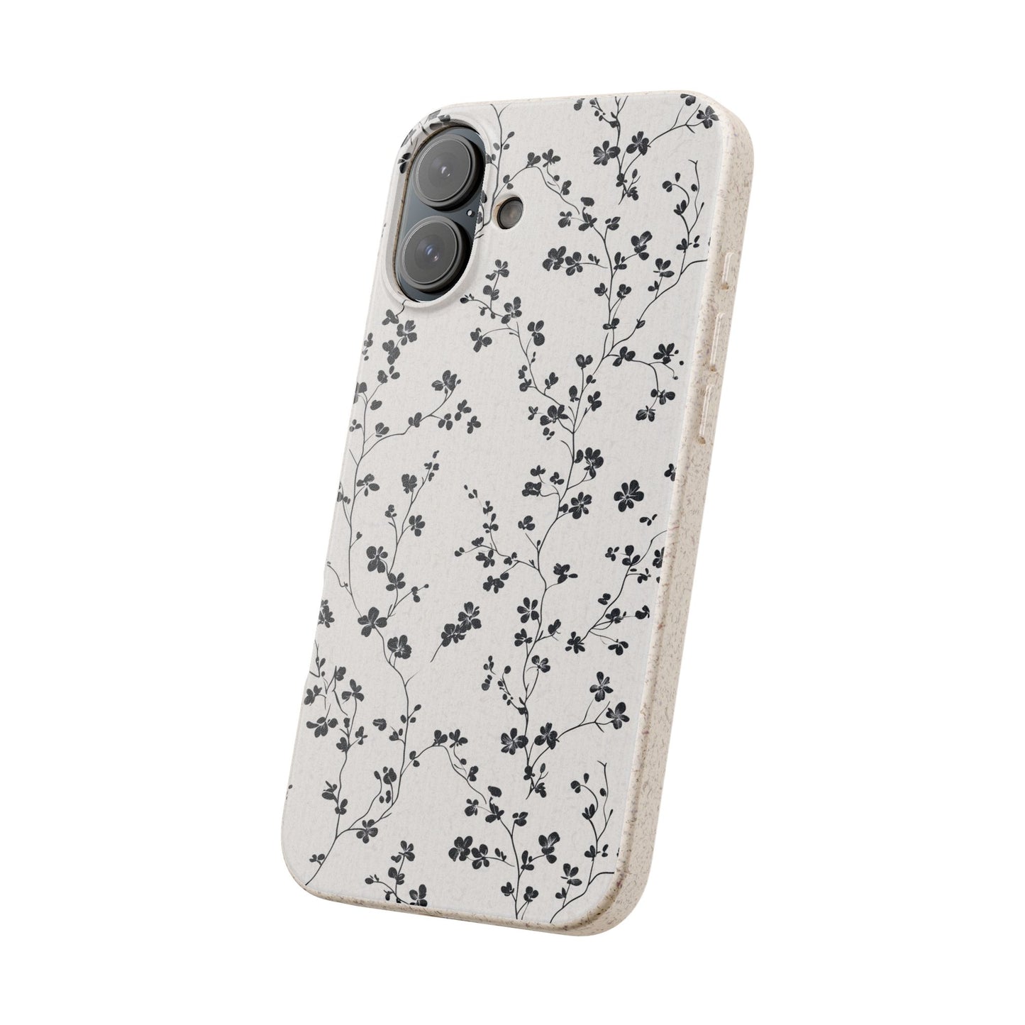 Black Blossoms iPhone Case