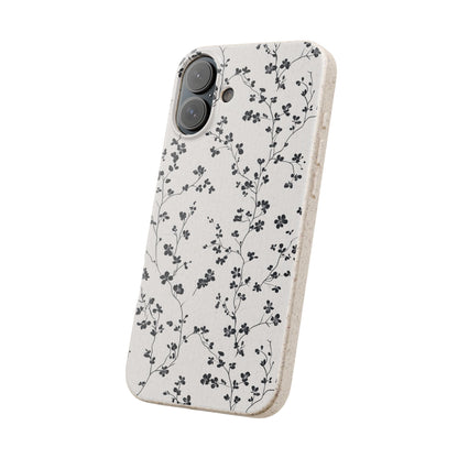 Black Blossoms iPhone Case