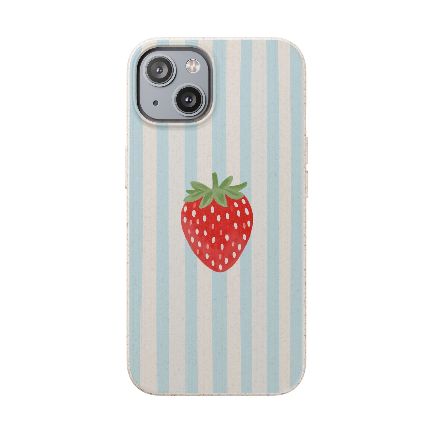 Strawberry Stripe iPhone Case