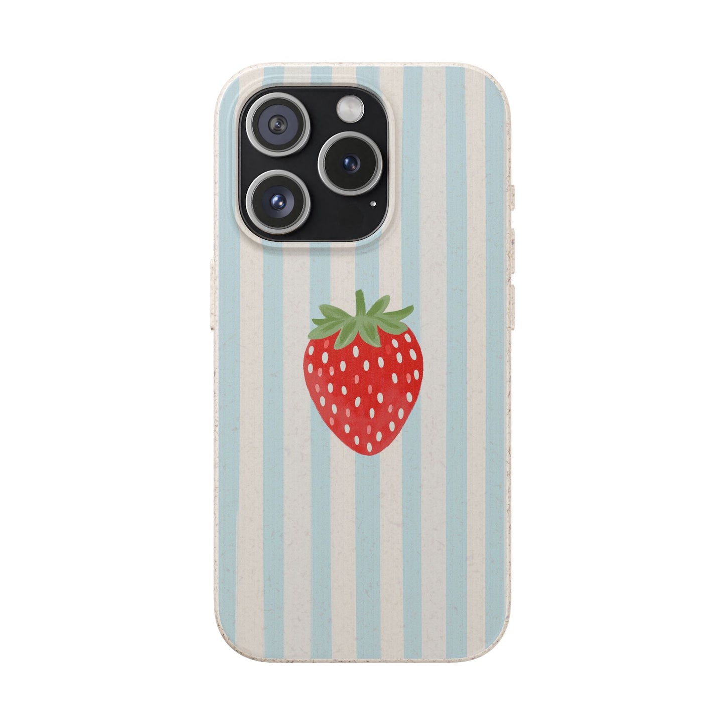 Strawberry Stripe iPhone Case