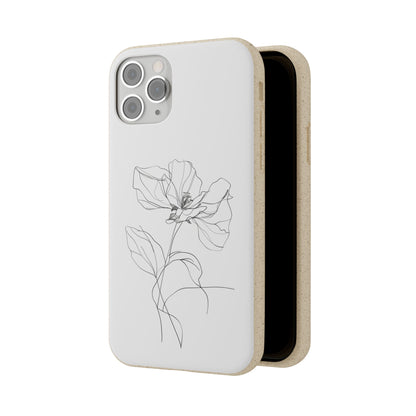 Minimalist Flower iPhone Case